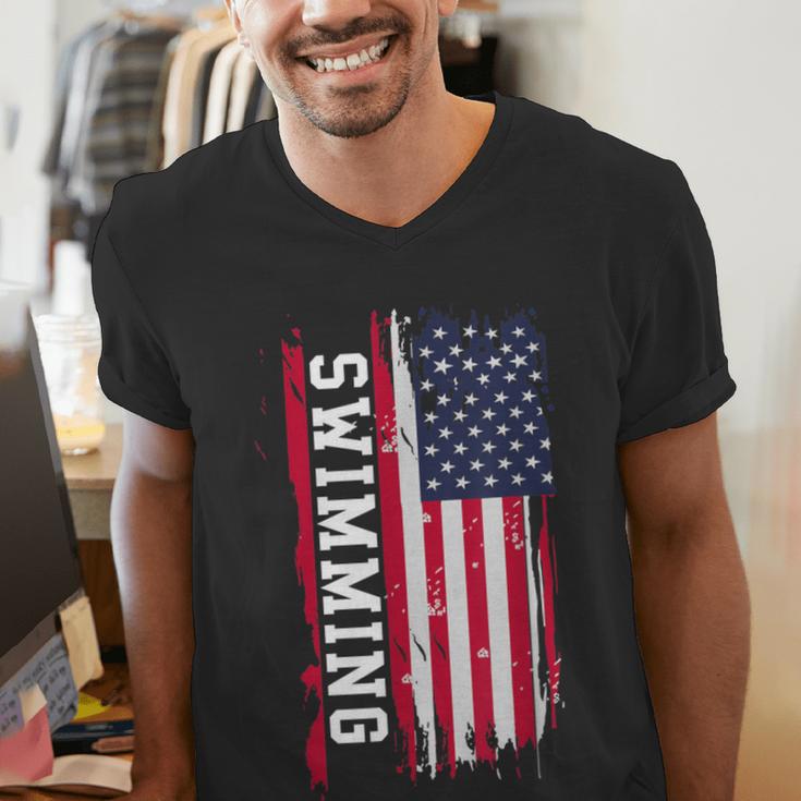 Swimming And Swimmers Men's V-Neck T-Shirt