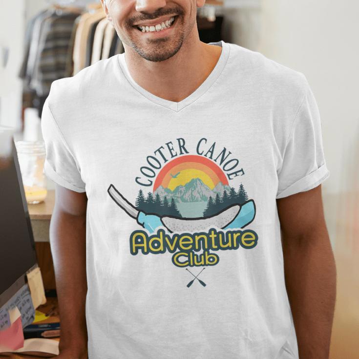 Cooter Canoe Purewick Nursing ICU ED ER Med Surg Nurse Men's V-Neck T-Shirt