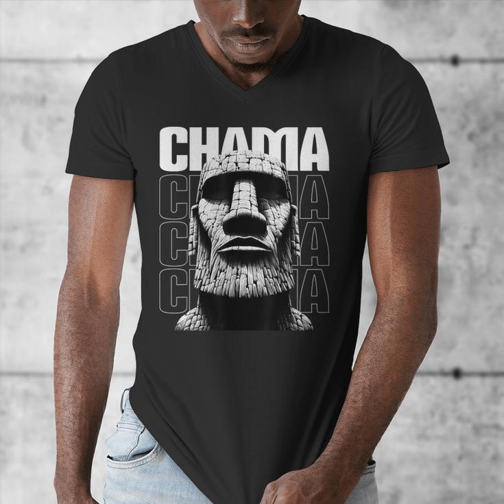 Chama MMA Mixed Martial Arts Fan Muay Thai Kickboxing Men's V-Neck T-Shirt Chama MMA Mixed Martial Arts Fan Muay Thai Kickboxing Men's V-Neck T-Shirt