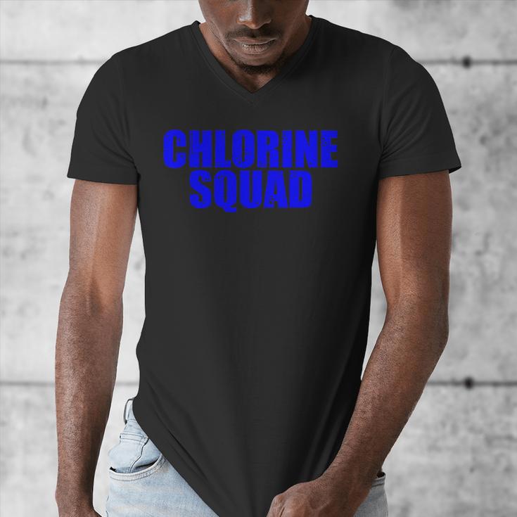 Chlorine Crew Swimming Men's V-Neck T-Shirt Chlorine Crew Swimming Men's V-Neck T-Shirt