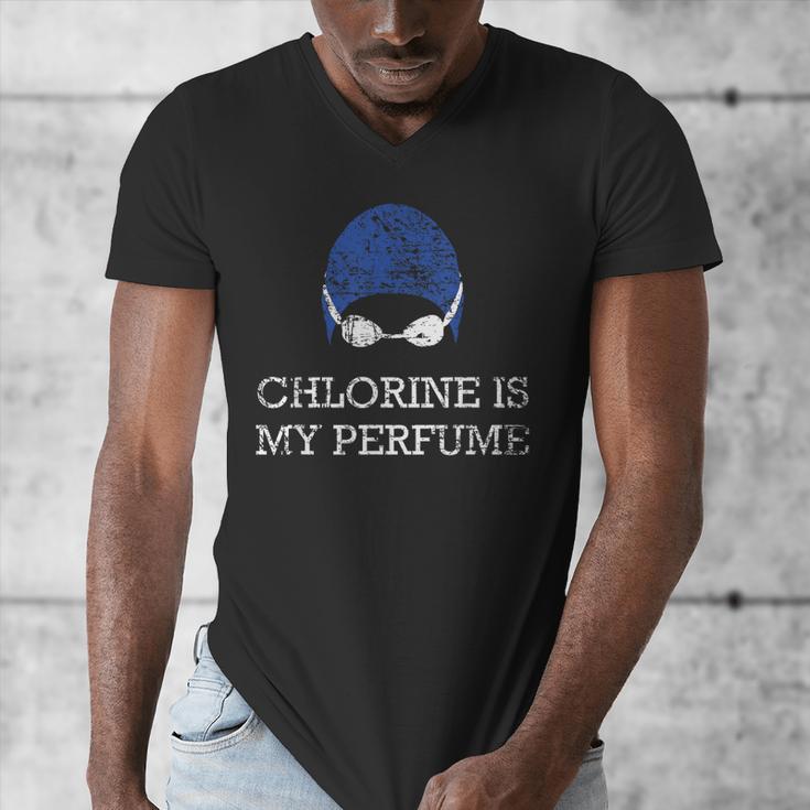 Chlorine Is My Perfume Shirt Swim Swimming Men's V-Neck T-Shirt Chlorine Is My Perfume Shirt Swim Swimming Men's V-Neck T-Shirt