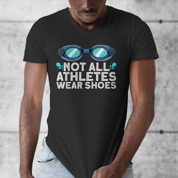 Cool Swimming For Men Women Swimmer Swim Instructor Goggles Men's V-Neck T-Shirt