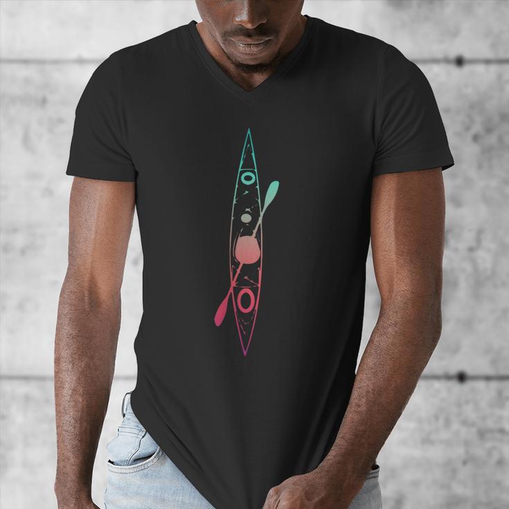 Kayak Lover Kayaking Canoe Paddling Water Sport Cute Kayaker Men's V-Neck T-Shirt Kayak Lover Kayaking Canoe Paddling Water Sport Cute Kayaker Men's V-Neck T-Shirt