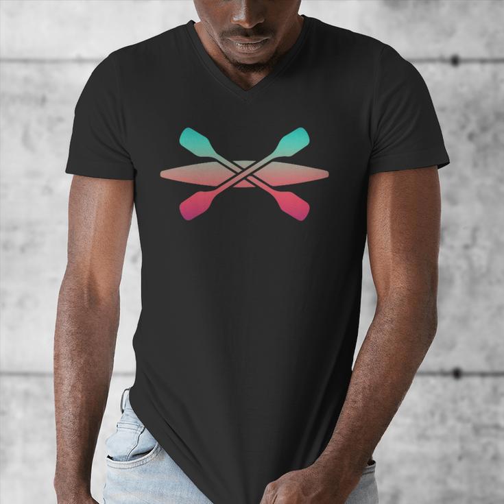 Kayak Lover Kayaking Canoe Paddling Water Sport Kayaker Men's V-Neck T-Shirt Kayak Lover Kayaking Canoe Paddling Water Sport Kayaker Men's V-Neck T-Shirt