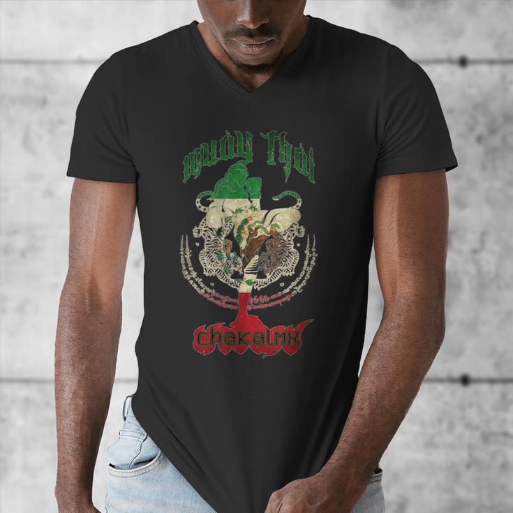 Mexico Muay Thai Men's V-Neck T-Shirt