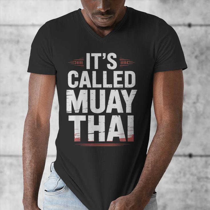 Muay Thai Condition Humor Lifestyle Identity Training Men's V-Neck T-Shirt