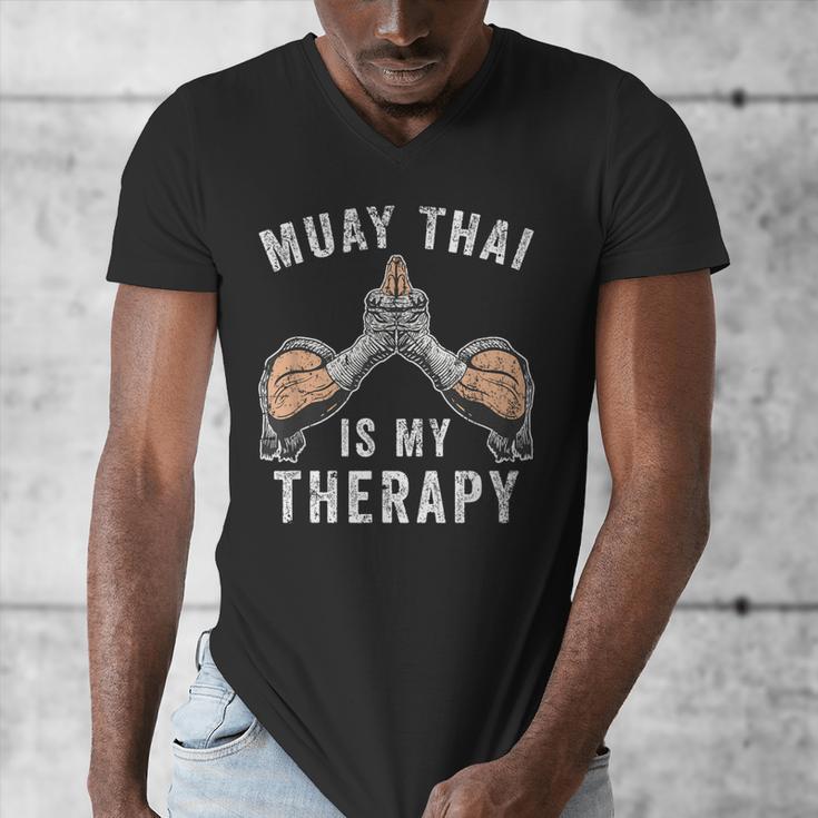 Muay Thai Fighter Martial Arts Sport Muay Thai Men's V-Neck T-Shirt Muay Thai Fighter Martial Arts Sport Muay Thai Men's V-Neck T-Shirt