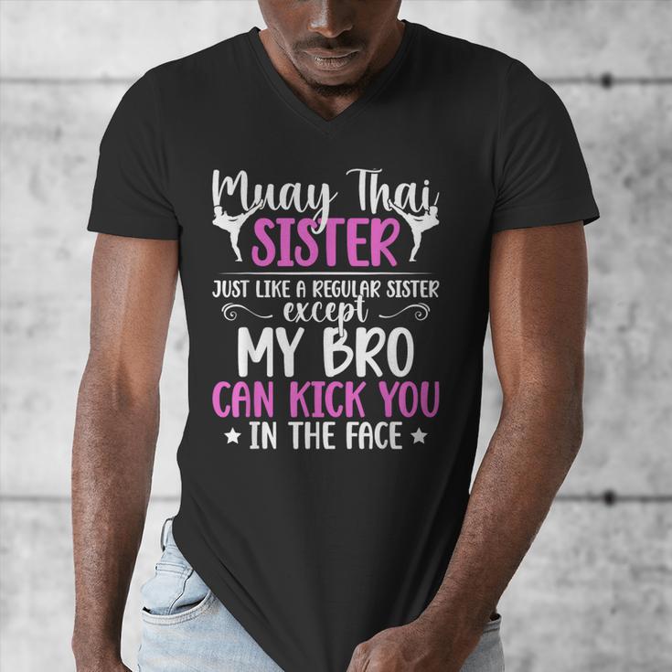 Muay Thai Sister Definition Muay Thai Sis Men's V-Neck T-Shirt Muay Thai Sister Definition Muay Thai Sis Men's V-Neck T-Shirt