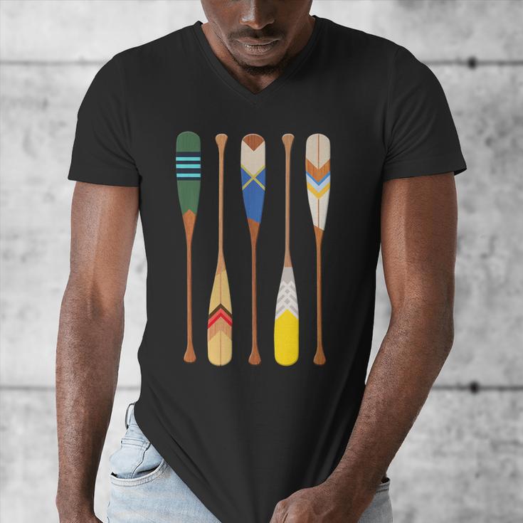 Paddle Canoe Men's V-Neck T-Shirt
