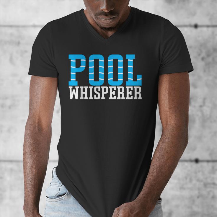 Pool Guy Pool Whisperer Boy Men Swimming Pool Men's V-Neck T-Shirt Pool Guy Pool Whisperer Boy Men Swimming Pool Men's V-Neck T-Shirt