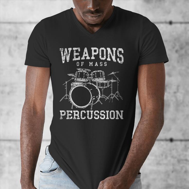 Rock Musician Drummer Drum Kit Men's V-Neck T-Shirt Rock Musician Drummer Drum Kit Men's V-Neck T-Shirt