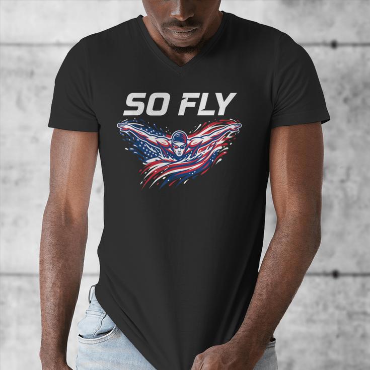 Swim Art For Men Women Kids Swimmer Swim Team Swimming Men's V-Neck T-Shirt