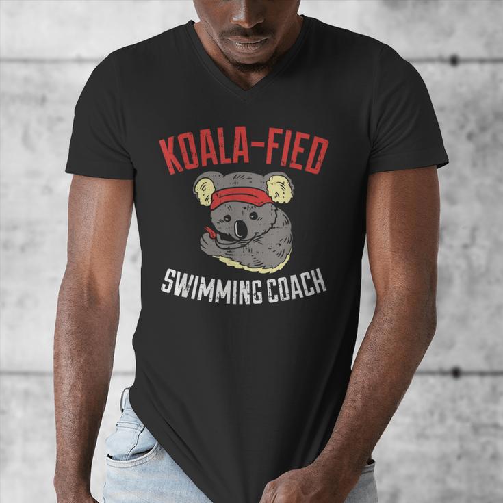 Swim Coach Saying Cute Swimming Coach Appreciation Men's V-Neck T-Shirt Swim Coach Saying Cute Swimming Coach Appreciation Men's V-Neck T-Shirt