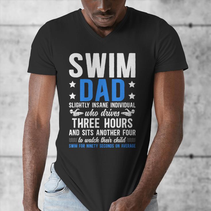 Swim Dad Definition Dad Of A Swimmer Father Swimming Dad Men's V-Neck T-Shirt Swim Dad Definition Dad Of A Swimmer Father Swimming Dad Men's V-Neck T-Shirt