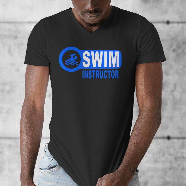 Swim Instructor Swimming Teacher Classes Men's V-Neck T-Shirt Swim Instructor Swimming Teacher Classes Men's V-Neck T-Shirt