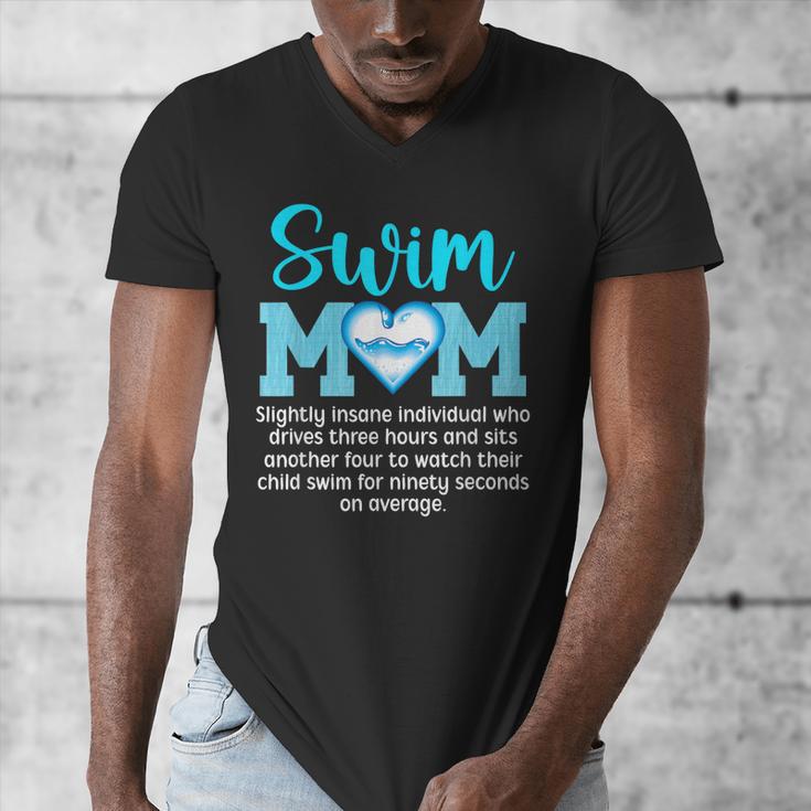 Swim Mom Definition Swim Mama Swimming Mom Of A Swimmer Mom Men's V-Neck T-Shirt Swim Mom Definition Swim Mama Swimming Mom Of A Swimmer Mom Men's V-Neck T-Shirt