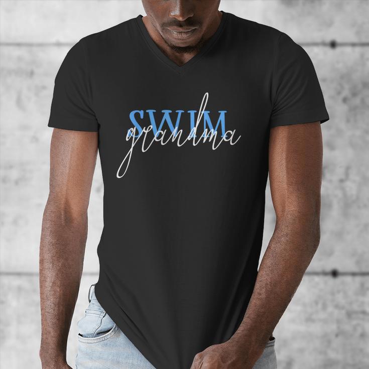 Swim Swimmer Love Swimming Shirt Sport Grandma Men's V-Neck T-Shirt