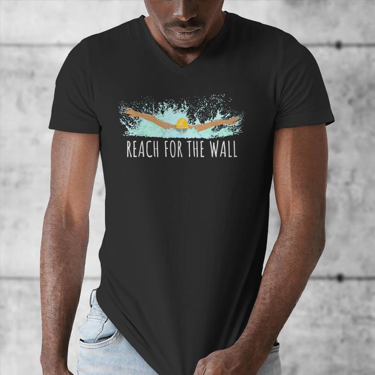 Swimming Swim Team Gear For a Swimmer Quote Saying Men's V-Neck T-Shirt