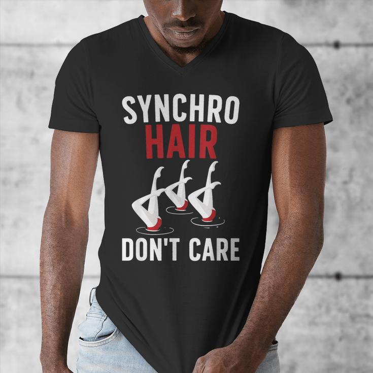 Synchronized Swimming Art For Men Women Synchronized Swim Men's V-Neck T-Shirt