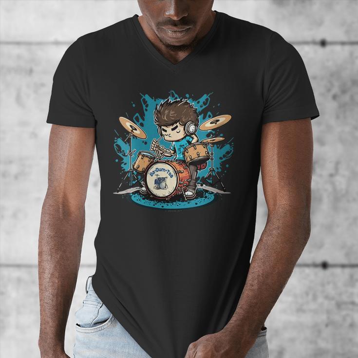 Women's Drum Set Drumming Drummers Drum Kits Music Men's V-Neck T-Shirt Women's Drum Set Drumming Drummers Drum Kits Music Men's V-Neck T-Shirt