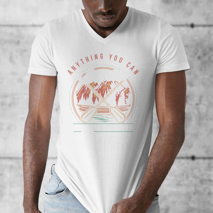 Anything You Canoe I Canoe Better Kayak Canoeing Boat Lovers Men's V-Neck T-Shirt