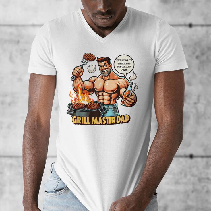 BBQ Dad Tee Grill Is Hot My Opinions Present Apparel Men's V-Neck T-Shirt BBQ Dad Tee Grill Is Hot My Opinions Present Apparel Men's V-Neck T-Shirt