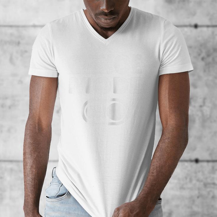 Canoe Mode ON Paddling Adventure Lake River Canoeing Raglan Baseball Tee Men's V-Neck T-Shirt