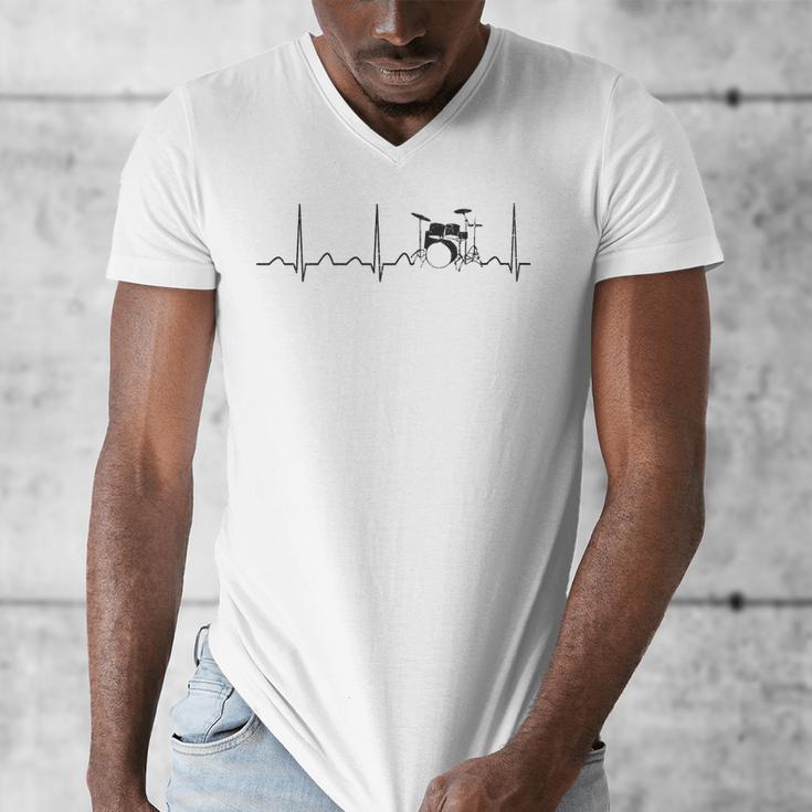 Drum Kit Set Drummer Comfort Colors Adult Heavyweight Men's V-Neck T-Shirt Drum Kit Set Drummer Comfort Colors Adult Heavyweight Men's V-Neck T-Shirt