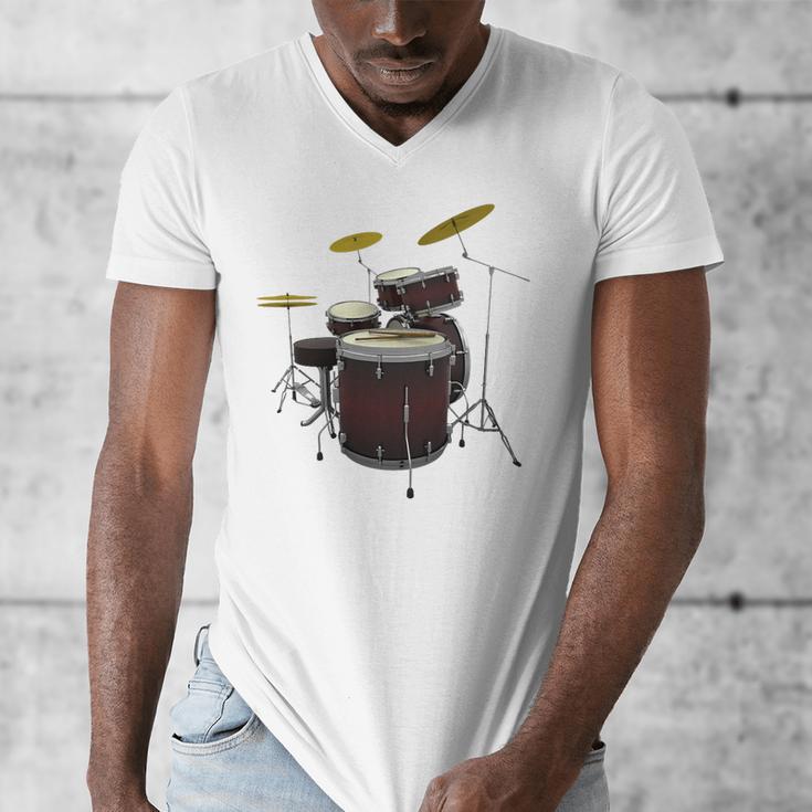 Drummer Drum Kit Premium Tri-Blend Men's V-Neck T-Shirt Drummer Drum Kit Premium Tri-Blend Men's V-Neck T-Shirt