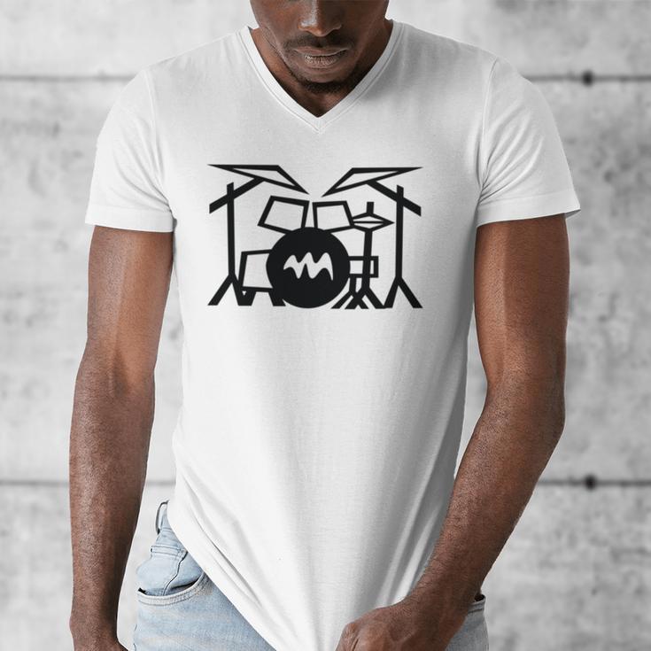 Retro Drum Kit Men's V-Neck T-Shirt Retro Drum Kit Men's V-Neck T-Shirt