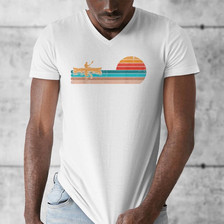 Retro Vintage For Canoeists And Paddle Men's V-Neck T-Shirt