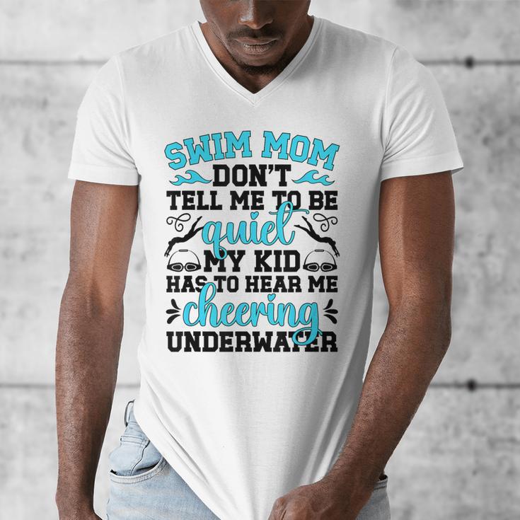 Swim Mom Swimming Mama Of A Swimmer Mom Swim Mother Men's V-Neck T-Shirt Swim Mom Swimming Mama Of A Swimmer Mom Swim Mother Men's V-Neck T-Shirt