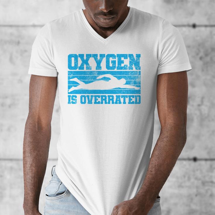 Swimming Swimmer Swim Men's V-Neck T-Shirt Swimming Swimmer Swim Men's V-Neck T-Shirt