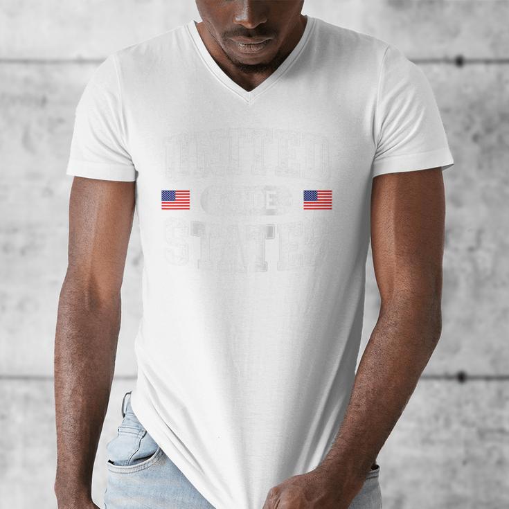 United States Canoe Canoeing Raglan Baseball Tee Men's V-Neck T-Shirt