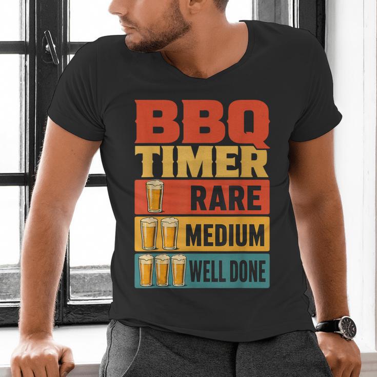 BBQ Dad Griller Weekend Barbecue Men's V-Neck T-Shirt