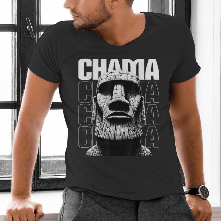 Chama MMA Mixed Martial Arts Fan Muay Thai Kickboxing Men's V-Neck T-Shirt Chama MMA Mixed Martial Arts Fan Muay Thai Kickboxing Men's V-Neck T-Shirt