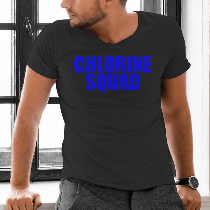 Chlorine Crew Swimming Men's V-Neck T-Shirt Chlorine Crew Swimming Men's V-Neck T-Shirt