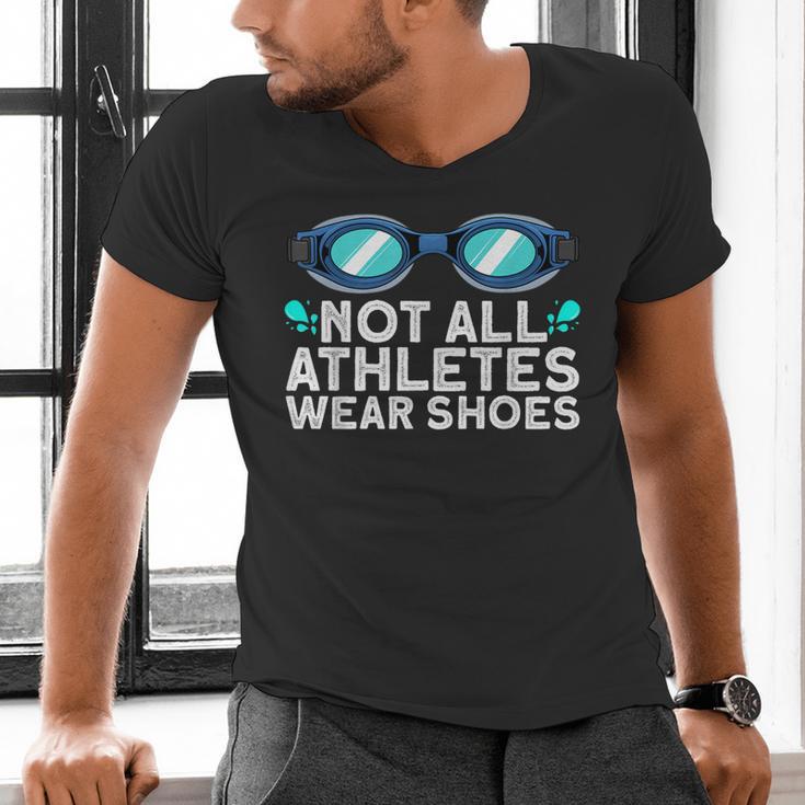 Cool Swimming For Men Women Swimmer Swim Instructor Goggles Men's V-Neck T-Shirt