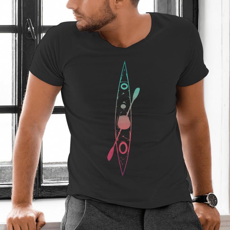 Kayak Lover Kayaking Canoe Paddling Water Sport Cute Kayaker Men's V-Neck T-Shirt Kayak Lover Kayaking Canoe Paddling Water Sport Cute Kayaker Men's V-Neck T-Shirt
