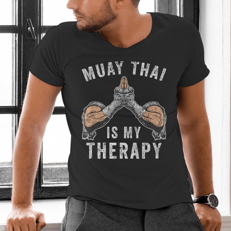 Muay Thai Fighter Martial Arts Sport Muay Thai Men's V-Neck T-Shirt Muay Thai Fighter Martial Arts Sport Muay Thai Men's V-Neck T-Shirt