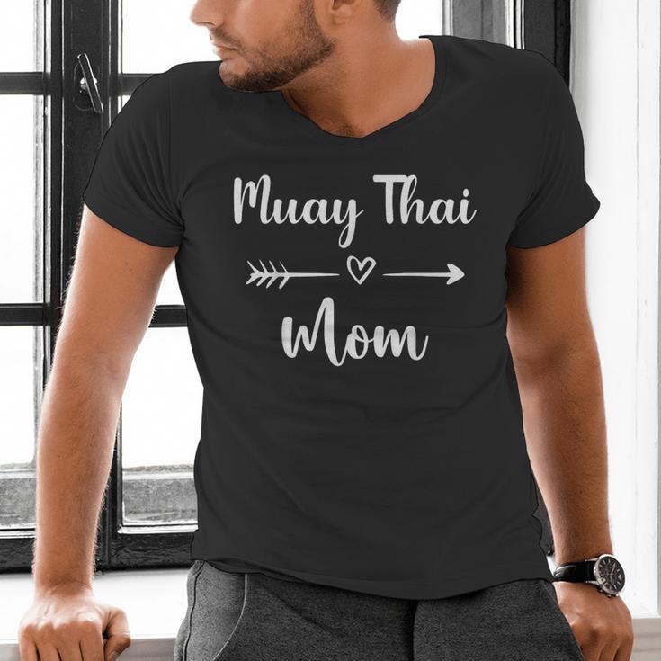 Muay Thai Mom Woman Muay Thai Sport Lover Men's V-Neck T-Shirt