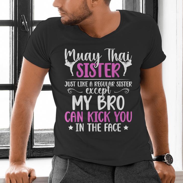 Muay Thai Sister Definition Muay Thai Sis Men's V-Neck T-Shirt Muay Thai Sister Definition Muay Thai Sis Men's V-Neck T-Shirt
