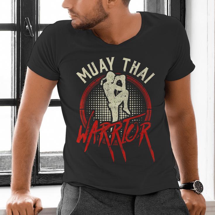 Muay Thai Warrior Fighter Boxing Martial Arts Hobby Men's V-Neck T-Shirt Muay Thai Warrior Fighter Boxing Martial Arts Hobby Men's V-Neck T-Shirt