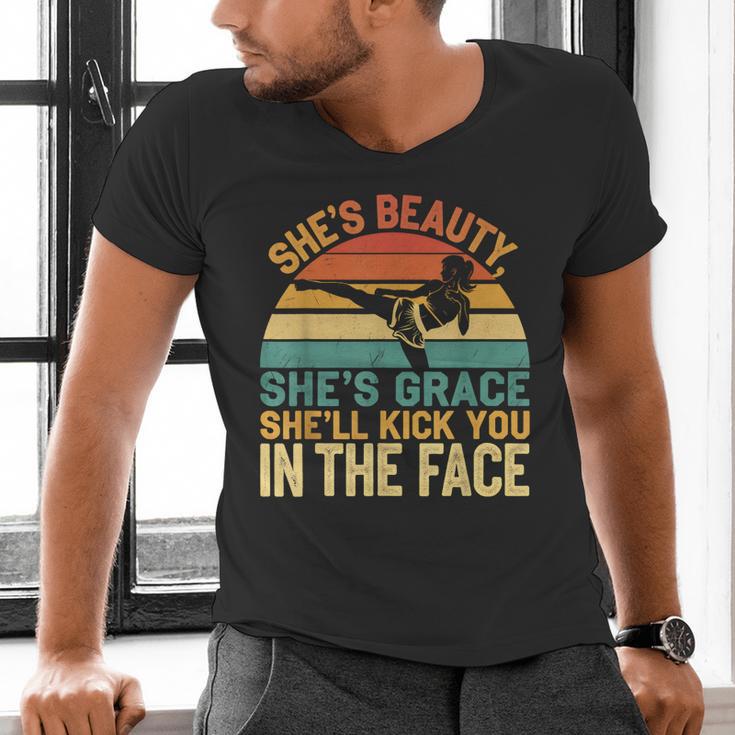 Muay Thai For Women Muay Thai Men's V-Neck T-Shirt Muay Thai For Women Muay Thai Men's V-Neck T-Shirt