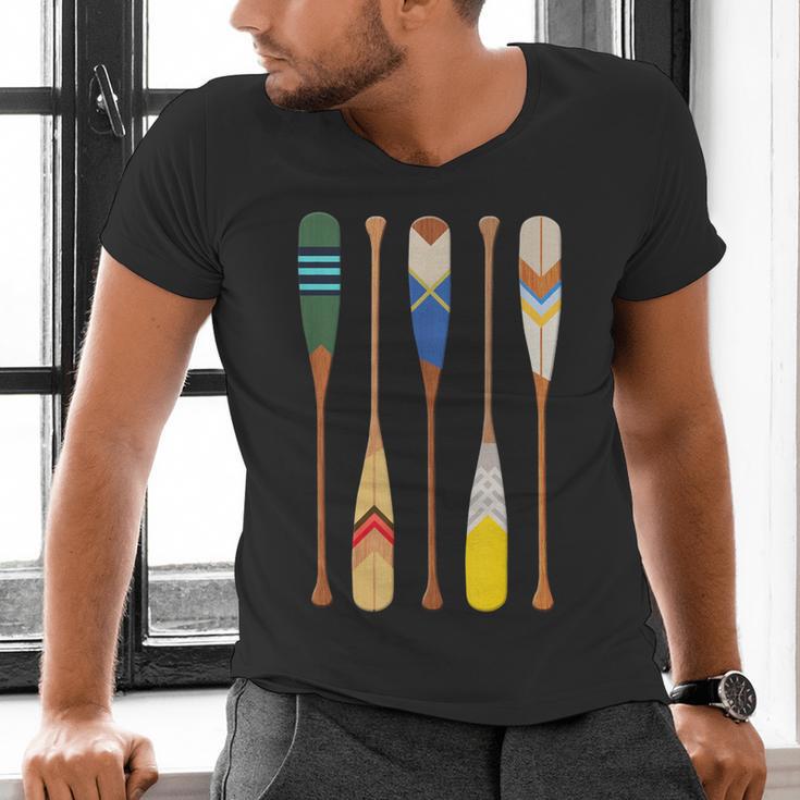 Paddle Canoe Men's V-Neck T-Shirt