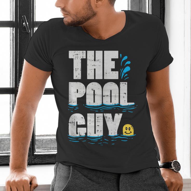 Summer Pool Guy Swimming Pool Boy Men's V-Neck T-Shirt Summer Pool Guy Swimming Pool Boy Men's V-Neck T-Shirt