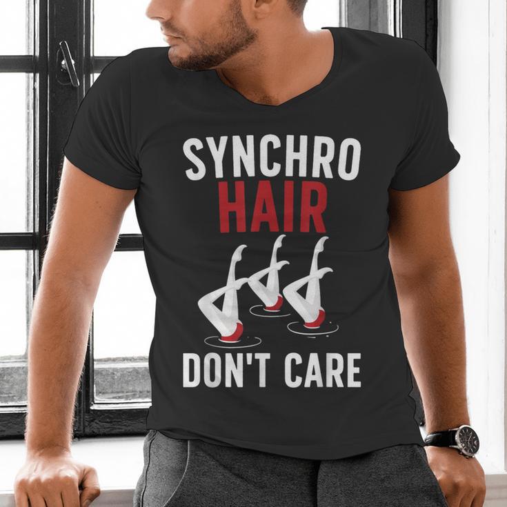 Synchronized Swimming Art For Men Women Synchronized Swim Men's V-Neck T-Shirt