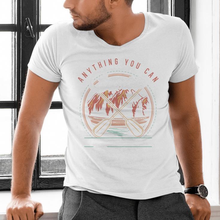 Anything You Canoe I Canoe Better Kayak Canoeing Boat Lovers Men's V-Neck T-Shirt