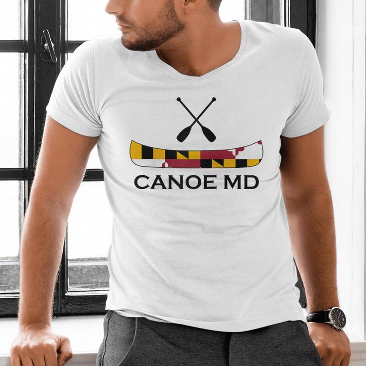 Canoe Maryland Raglan Baseball Tee Men's V-Neck T-Shirt