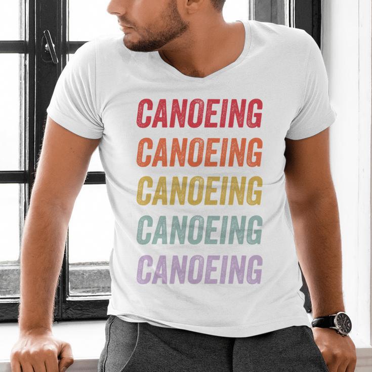 Canoeing Men's V-Neck T-Shirt